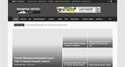 Desktop Screenshot of memphismetronews.com