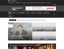 Tablet Screenshot of memphismetronews.com